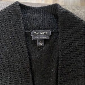 Talbots wool sweater/cardigan